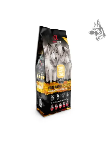 Saco de pienso para perros Alpha Spirit Free Range Poultry con carne fresca de aves de corral. Receta sin cereales ni gluten par 2