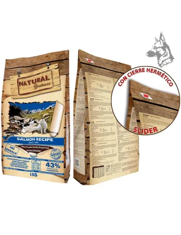 Natural Greatness Salmón Sensitive Mini, pienso seco para perros 2