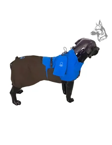 Chubasquero para perros Benetton en color azul y negro – Impermeable, ajustable y transpirable, fabricado con materiales resiste 2