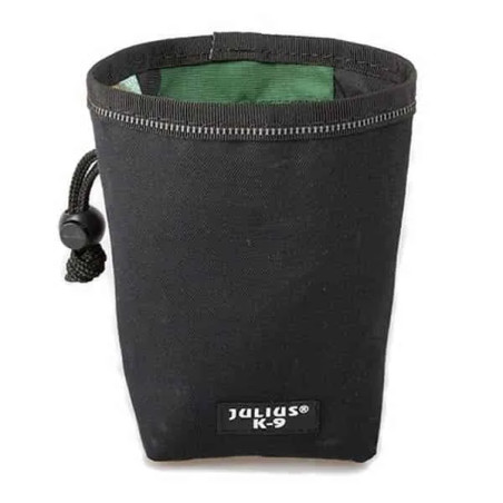 Bolsa porta premios Julius K9 con clip y cordón ajustable – Práctica bolsa de recompensas para perros, perfecta para sesiones de