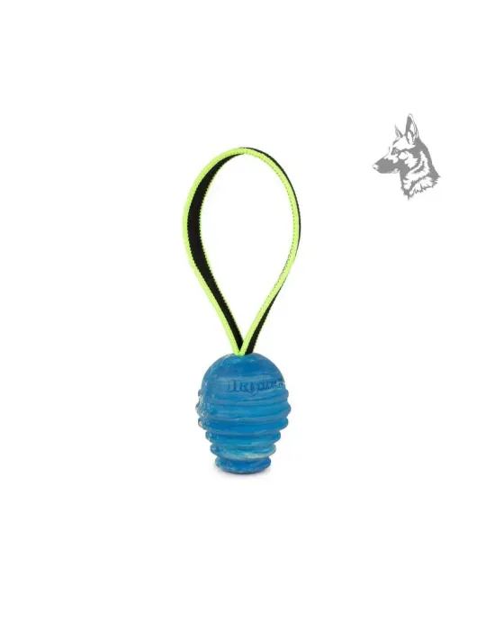 Pelota Julius-K9 Duoplay en tamaño pequeño, diseñada para la máxima diversión y resistencia, perfecta para juegos de lanzamiento