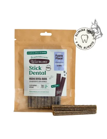 Wild Balance Stick Dental Fuera Placa con Algas Marinas, 7 sticks para perros