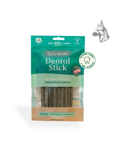 Wild Balance Stick Dental Calming & Chill, 7 sticks para perros