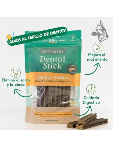 Wild Balance Stick Dental Sensitive Stomach, 7 sticks para perros 2
