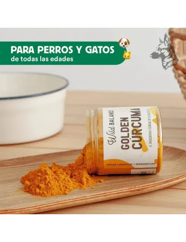 Wild Balance Cúrcuma, 100 g para perros y gatos 2