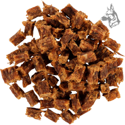 Flamingo Natural Horse Cubes – Snacks naturales de carne de caballo deshidratada para perros. Sin gluten, sin conservantes y sin