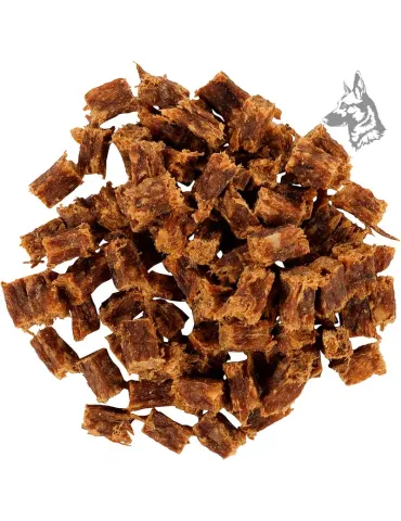 Flamingo Natural Horse Cubes – Snacks naturales de carne de caballo deshidratada para perros. Sin gluten, sin conservantes y sin