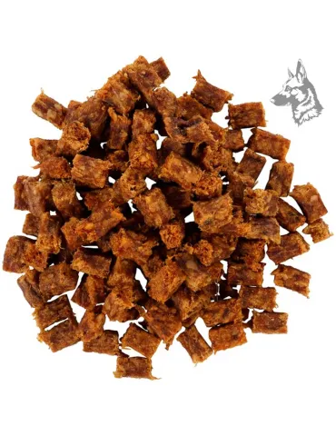Cubos de carne de pato para perros - Snacks naturales sin cereales, alto contenido en proteínas y sabor irresistible para perros