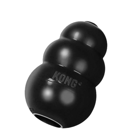 Juguete KONG Extreme negro para perros, goma ultra resistente ideal para masticadores potentes