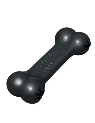 Juguete KONG Goodie Bone Extreme negro en su empaque, diseñado para mordedores fuertes 2