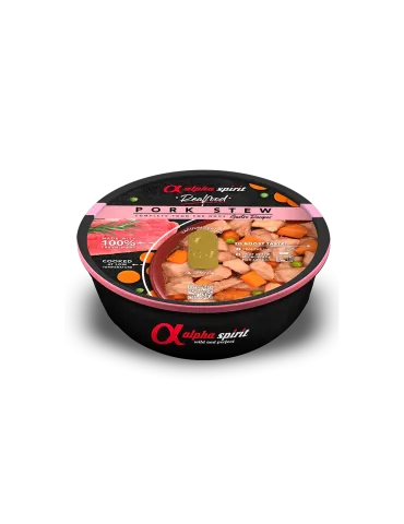 Alpha Spirit Real Food Cerdo, comida húmeda para perros de 280 g