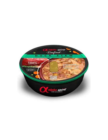 Alpha Spirit Real Food Pato, comida húmeda para perros de 280 g