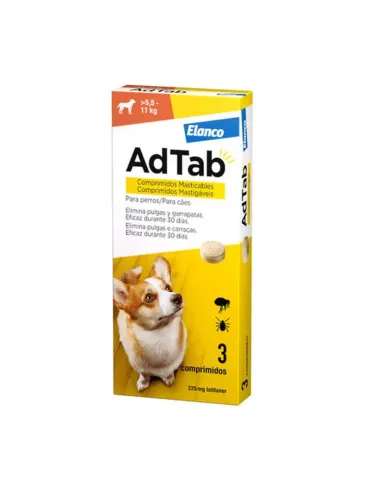 AdTab para perros medianos de 5,5 a 11 kg con 1 comprimido 2