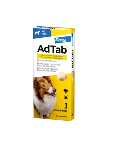AdTab para perros grandes de 22 a 45 kg con 1 comprimido 2