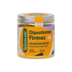 Bote de Wild Balance Digestiones Firmes, regulador natural digestivo para perros y gatos con estómagos sensibles o tendencia a d