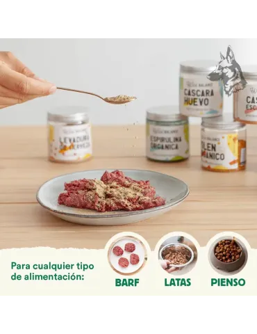 Wild Balance Cáscara de Huevo Orgánica, 140 g para perros y gatos 2