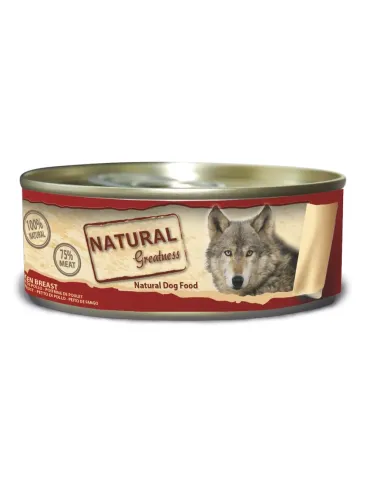 Natural Greatness Lata Pechuga de Pollo - comida húmeda, 156 g