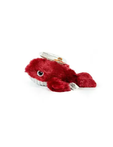 Peluche ballena roja para perros Gloria Pets con diseño suave y divertido