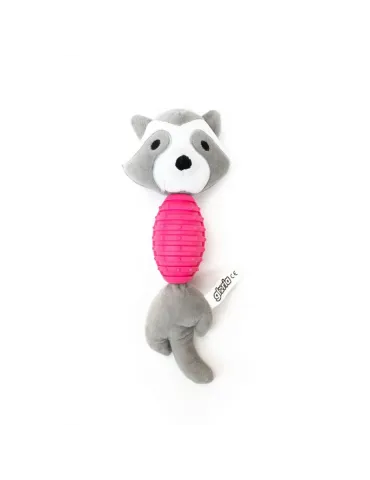 Juguete mordedor de peluche mapache Gloria Pets para perros 2