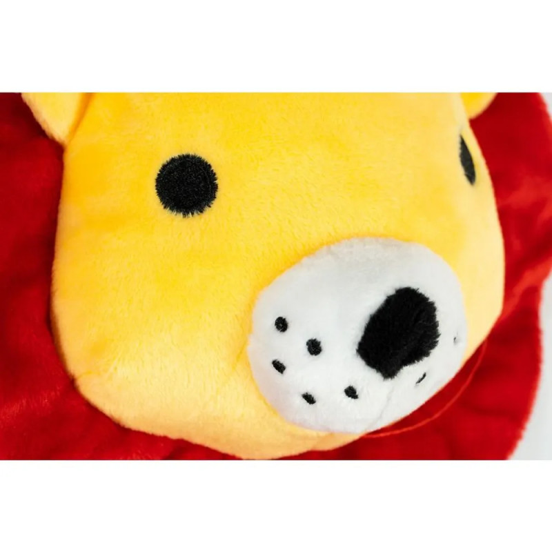 Detalle cabeza mordedor león Marcel Gloria Pets para perros