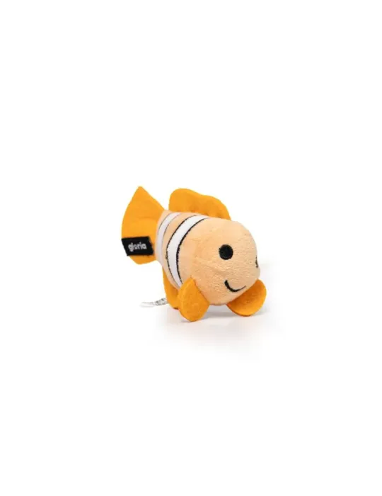 Peluche pez Gloria Oleg para perro, juguete textil con sonido, ideal para perros pequeños
