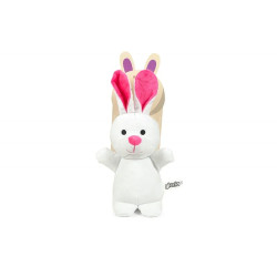 Peluche conejo blanco Gloria Pets con su cría 2