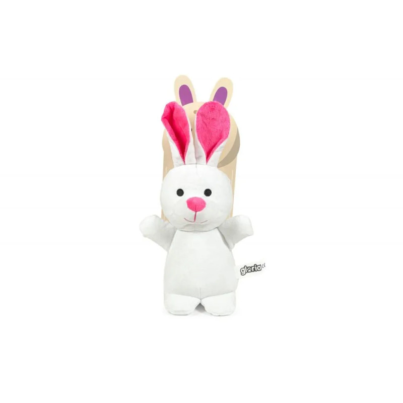 Peluche conejo blanco Gloria Pets para perros