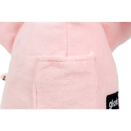 Detalle costuras peluche elefante rosa Gloria Pets