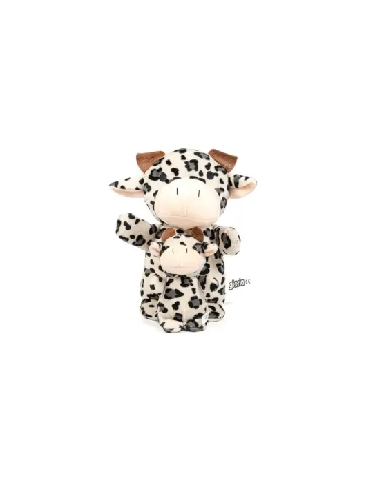 Peluche vaca Gloria Pets con su cría