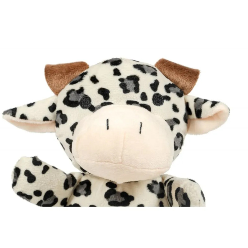 Detalle del rostro del peluche vaca Gloria Pets