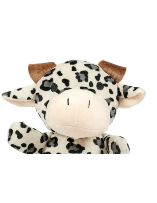 Detalle del rostro del peluche vaca Gloria Pets