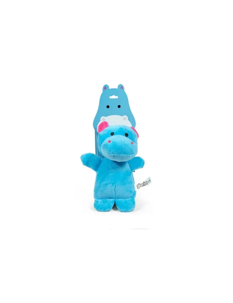 Peluche hipopótamo azul Gloria Pets para perros