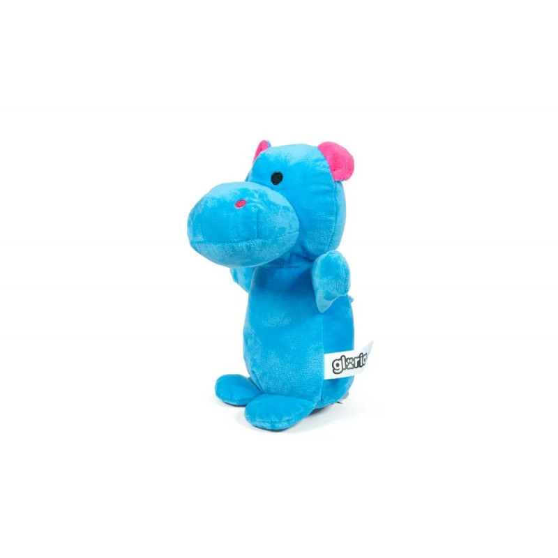 Peluche hipopótamo azul Gloria Pets vista lateral