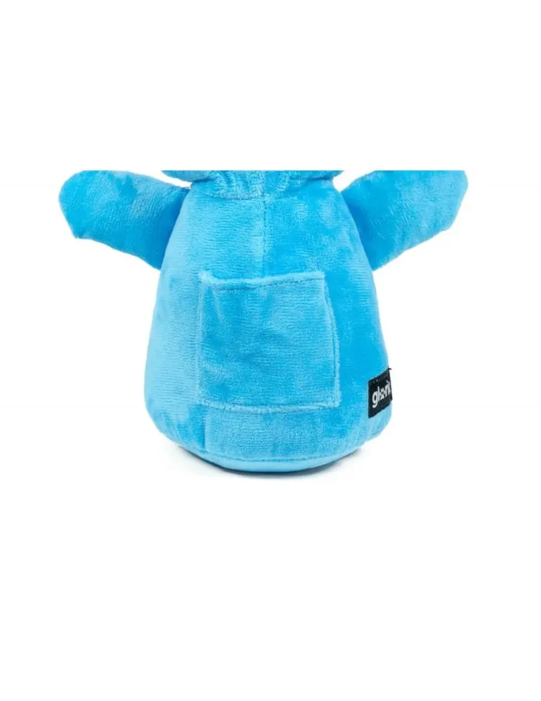 Peluche hipopótamo azul Gloria Pets vista trasera