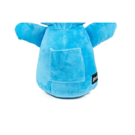Peluche hipopótamo azul Gloria Pets vista trasera