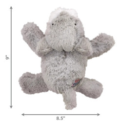 Juguete KONG Cozie Pastel de peluche para perro en colores suaves 2