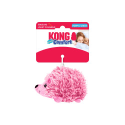 Erizo rosa KONG Comfort HedgeHug Puppy para cachorros con squeaker.
