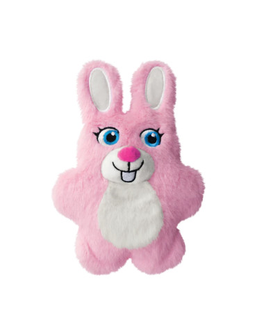 Juguete KONG Cozie Bunny en color rosa con forma de conejo para perro 2
