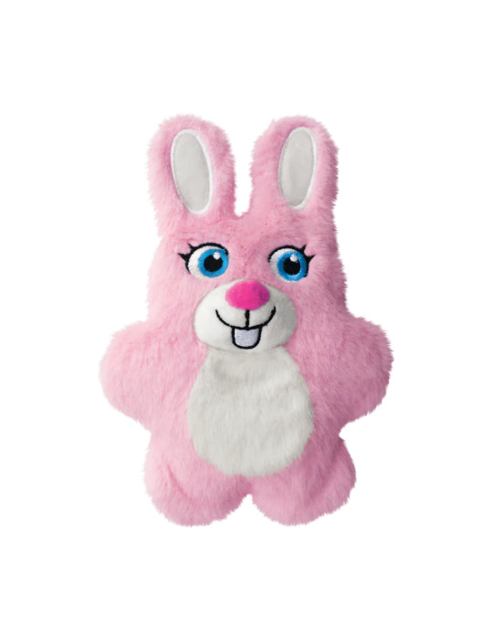 Juguete KONG Cozie Bunny rosa sin embalaje, con forma de conejo para perros