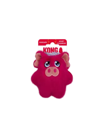 Juguete KONG Phatz con forma de cerdo rosa para perro