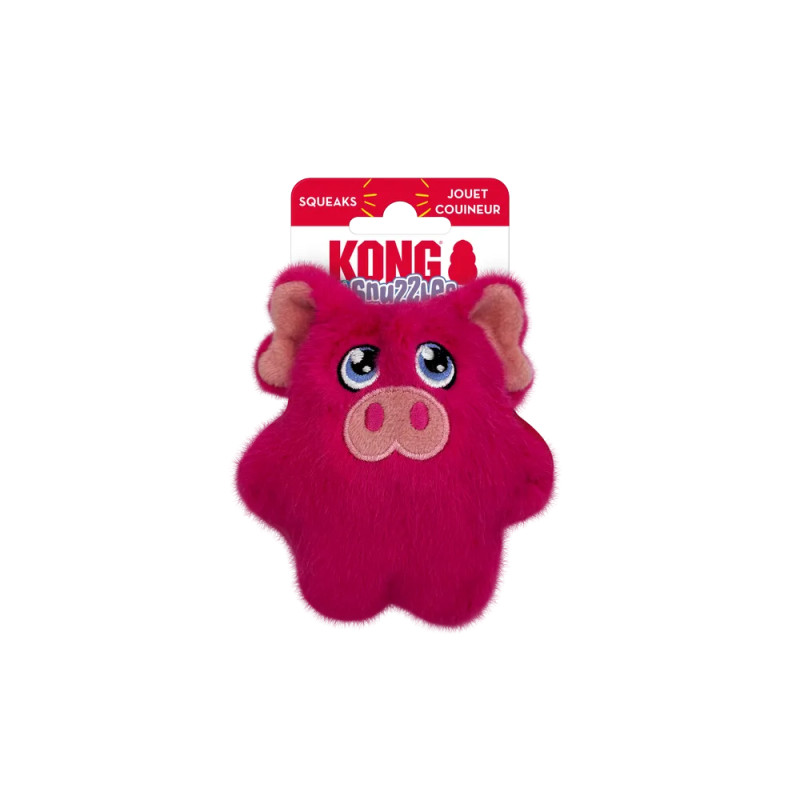 Juguete KONG Phatz con forma de cerdo rosa para perro