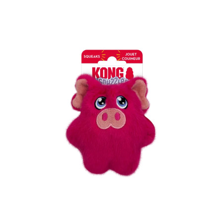 Juguete KONG Phatz con forma de cerdo rosa para perro