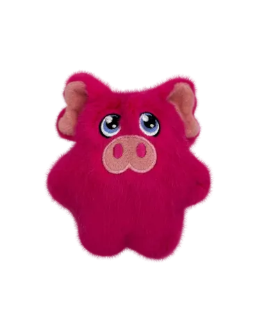 Juguete KONG Phatz con forma de cerdo rosa para perro 2
