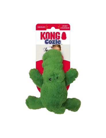 Peluche KONG Cozie Ali Alligator para perros con sonido