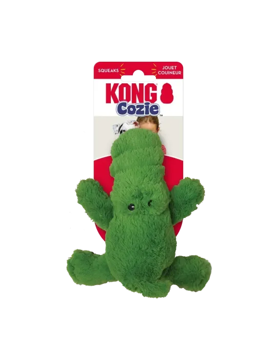 Peluche KONG Cozie Ali Alligator para perros con sonido
