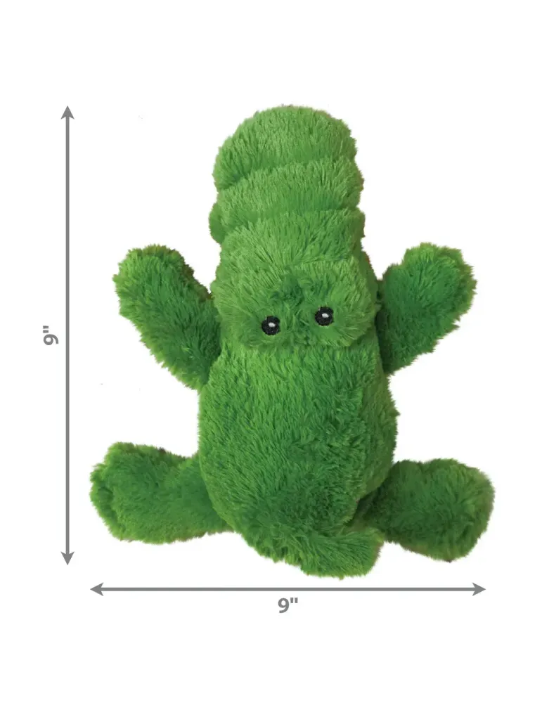 Juguete KONG Cozie Ali Alligator de 9 x 9 pulgadas para perros