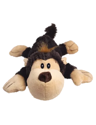 Peluche para perros KONG Cozie Marvin Mammoth color marrón con squeaker 2