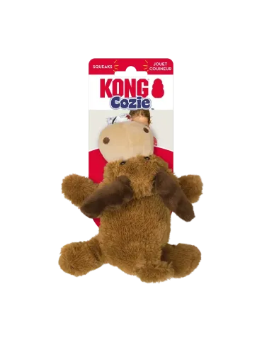 Juguete para perro KONG Cozie Marvin the Moose con empaque