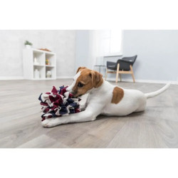 Pelota de olfateo para perro en tela con pliegues, juguete interactivo para esconder pienso 2