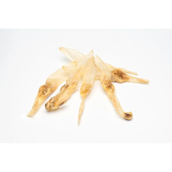 Orejas de conejo deshidratadas para perro, snack natural bajo en grasa
